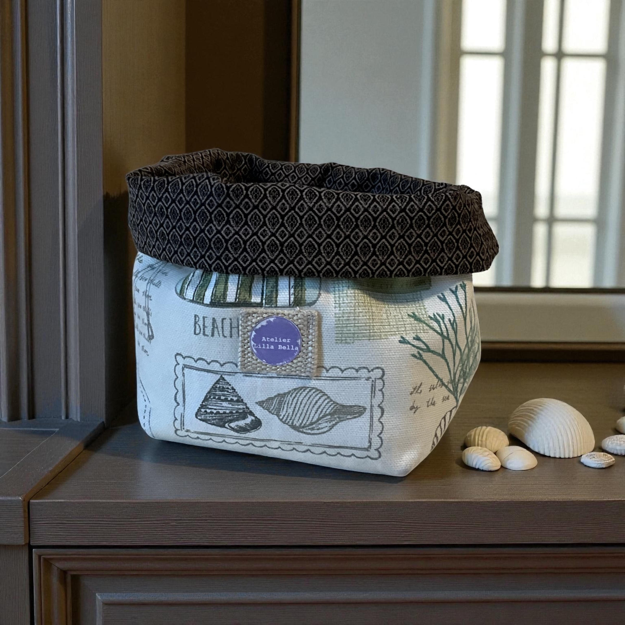 Panier de rangement inspiré de la mer