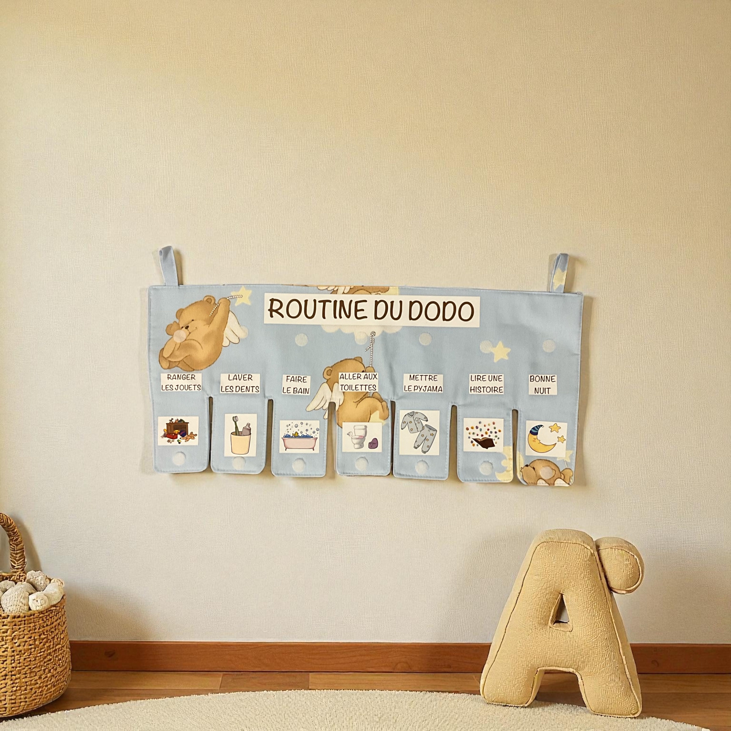 Panneau de routine du dodo