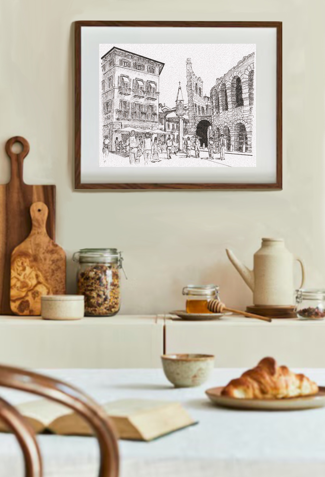 Verona à l'encre
