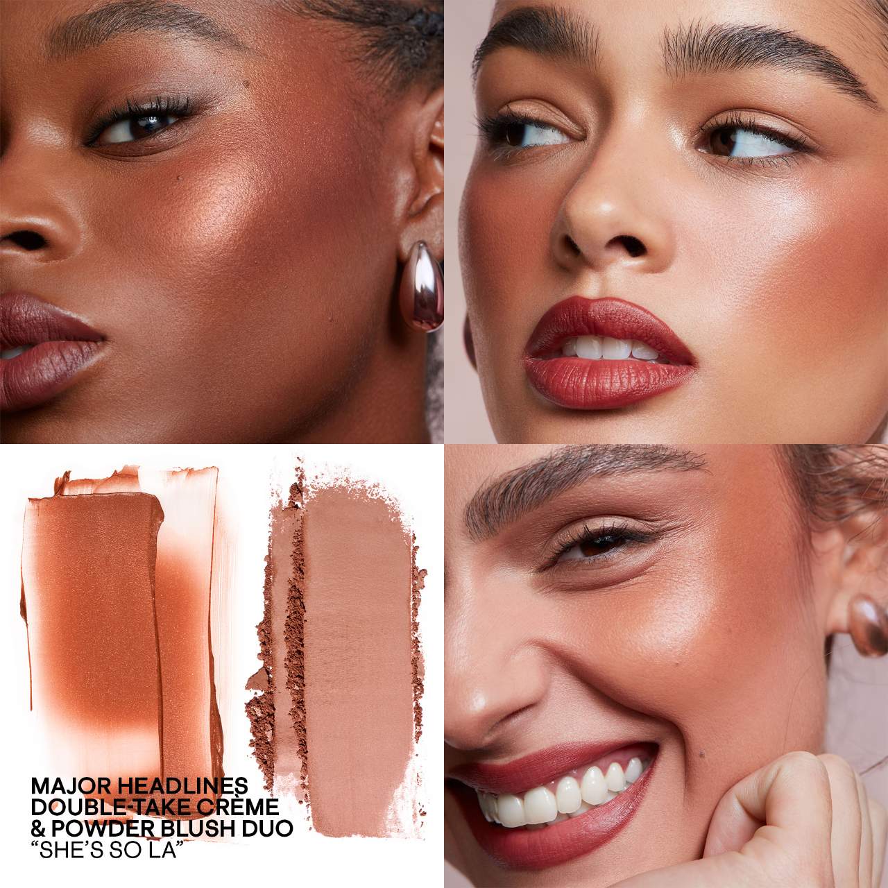  PATRICK TA Major Headlines Double  Take Creme & Powder Blush Duo  She's So La 