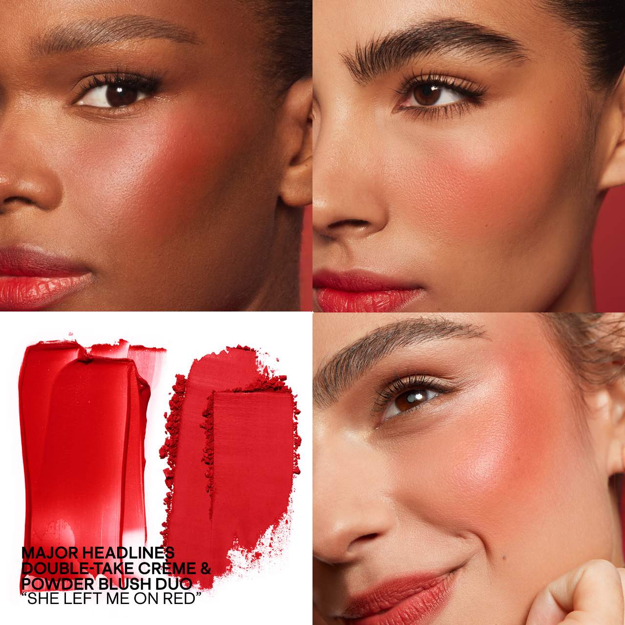  PATRICK TA Major Headline Double  Take Creme & Powder Blush Duo  She Left Me On Red