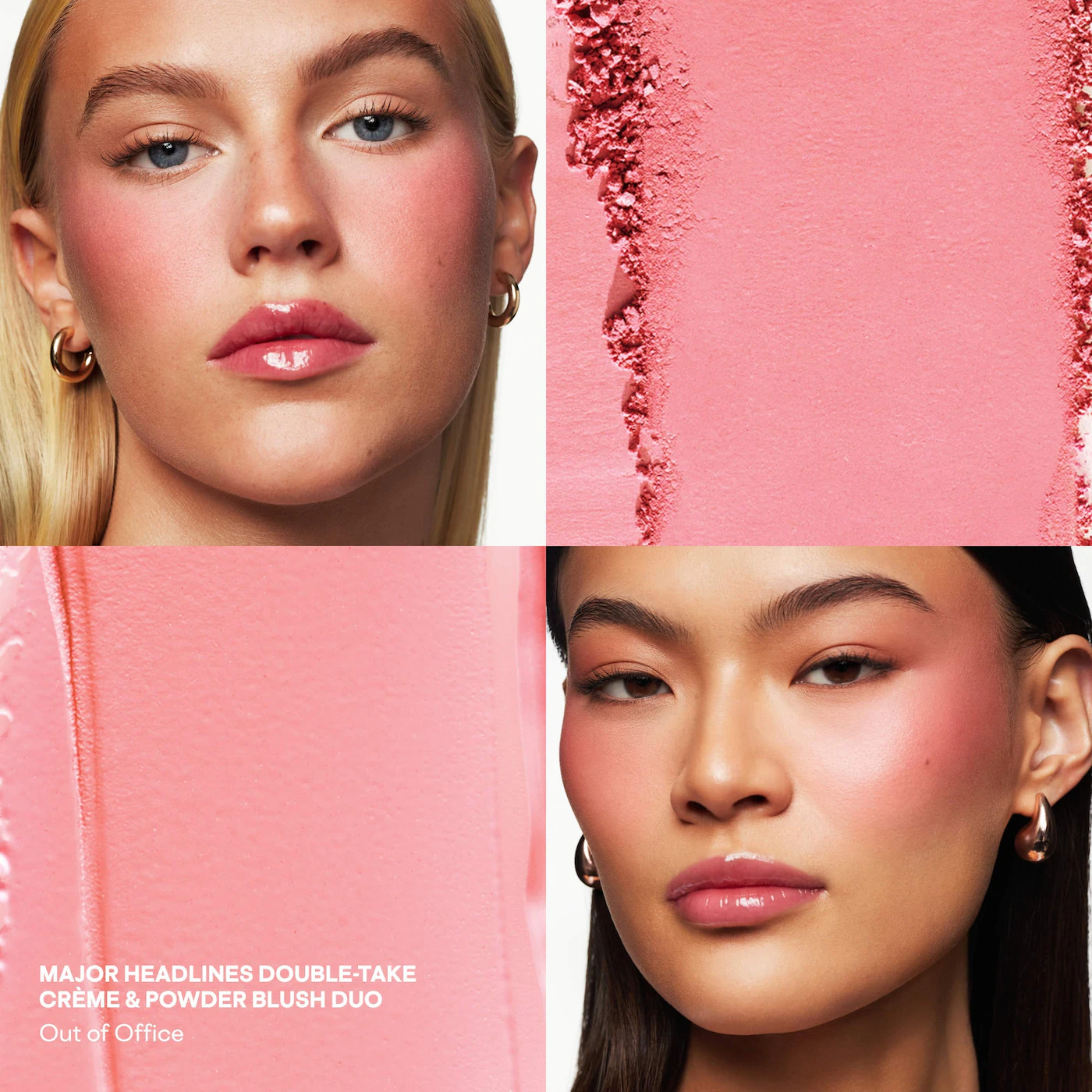 PATRICK TA Patrick's Glow and Gloss  Set: Major Headlines Blush Duo and Lip  Gloss Makeup Gift Set Ice Me Down