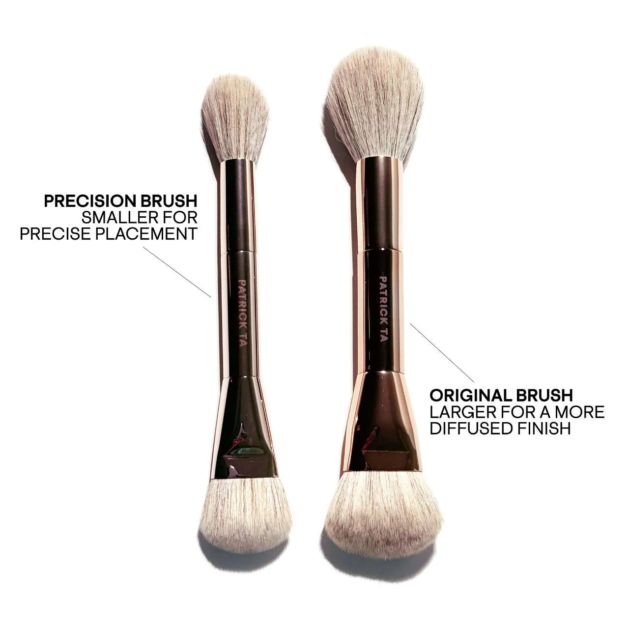  PATRICK TA  Dual Ended  Presicion Blush Brush