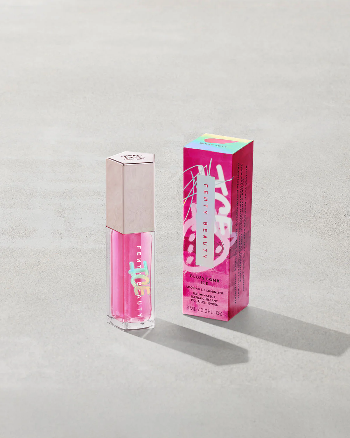 FENTY BEAUTY  Gloss Bomb Ice Cooling Lip Gloss  Berry Jelly