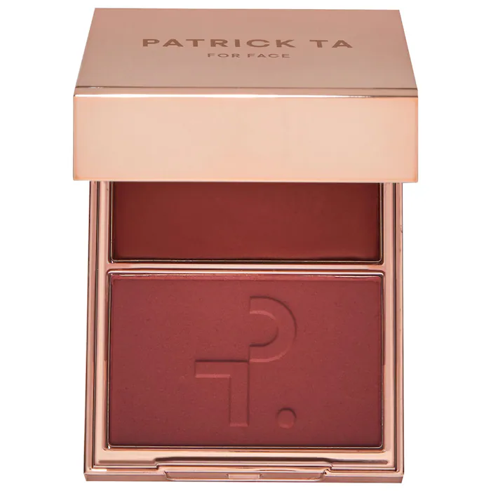 PATRICK TA Major Headline Double  Take Creme & Powder Blush Duo  She Know Who She Is