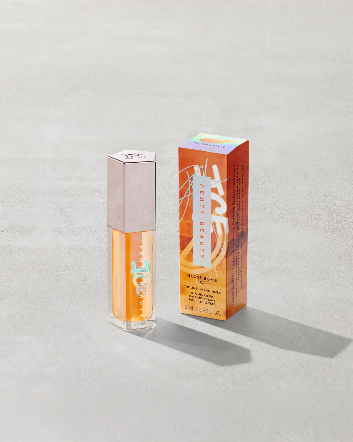 FENTY BEAUTY  Gloss Bomb Ice Cooling Lip Gloss Melon Chillz