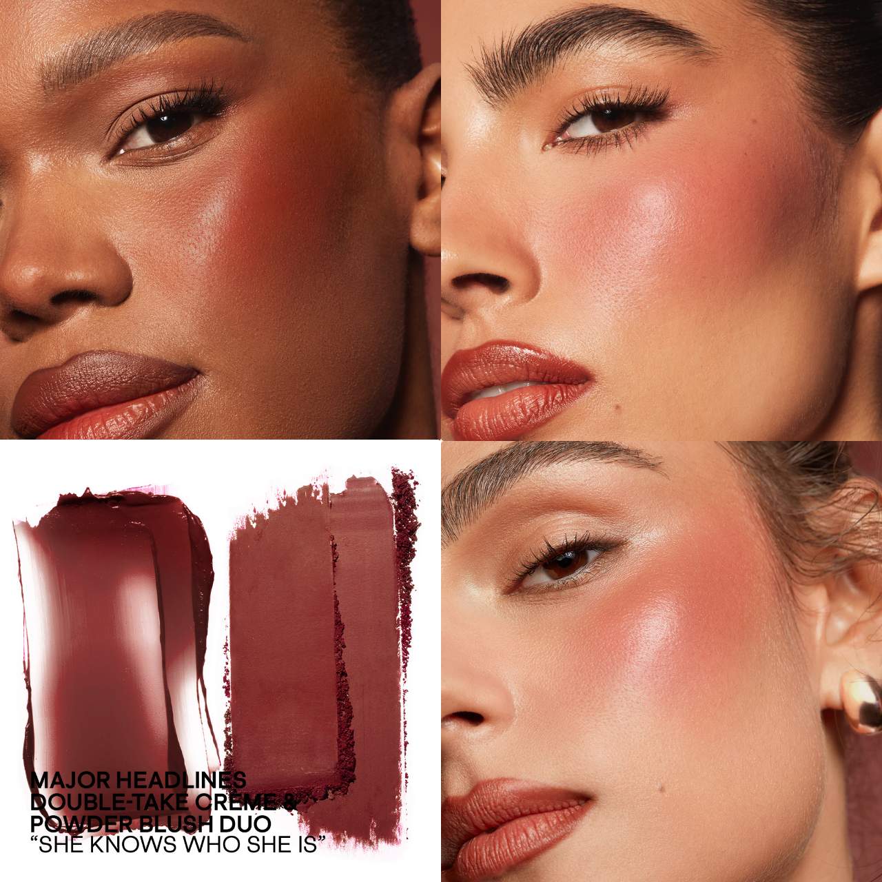 PATRICK TA Major Headline Double  Take Creme & Powder Blush Duo  She Know Who She Is