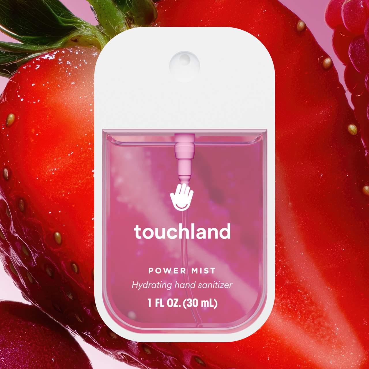 TOUCHLAND  Power Mist Hydrating Hand Sanitizer Berry Bliss