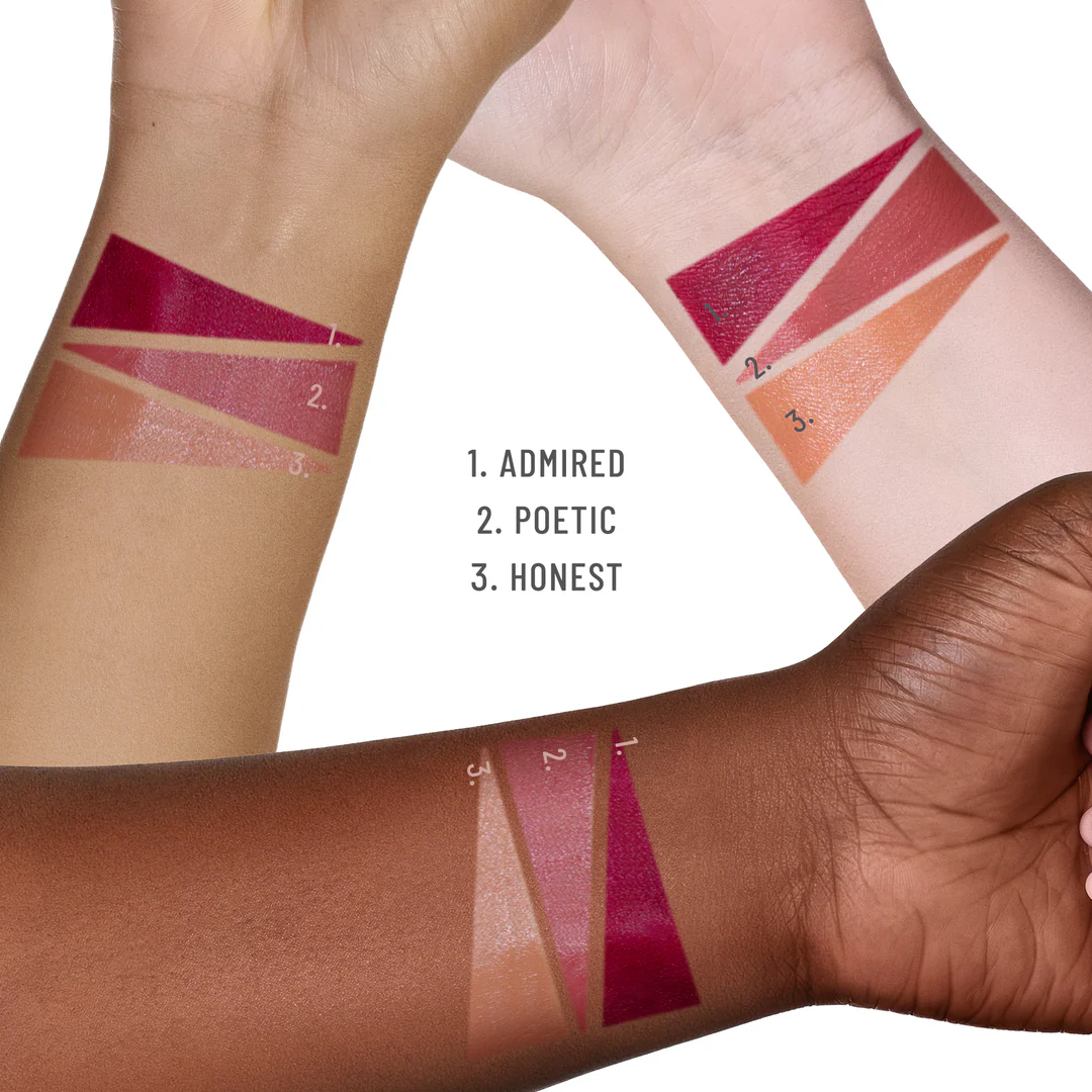  LYS BEAUTY  Speak Love 3pc Matte Liquid Lipstick  Set. Admired, Poetic, Honest