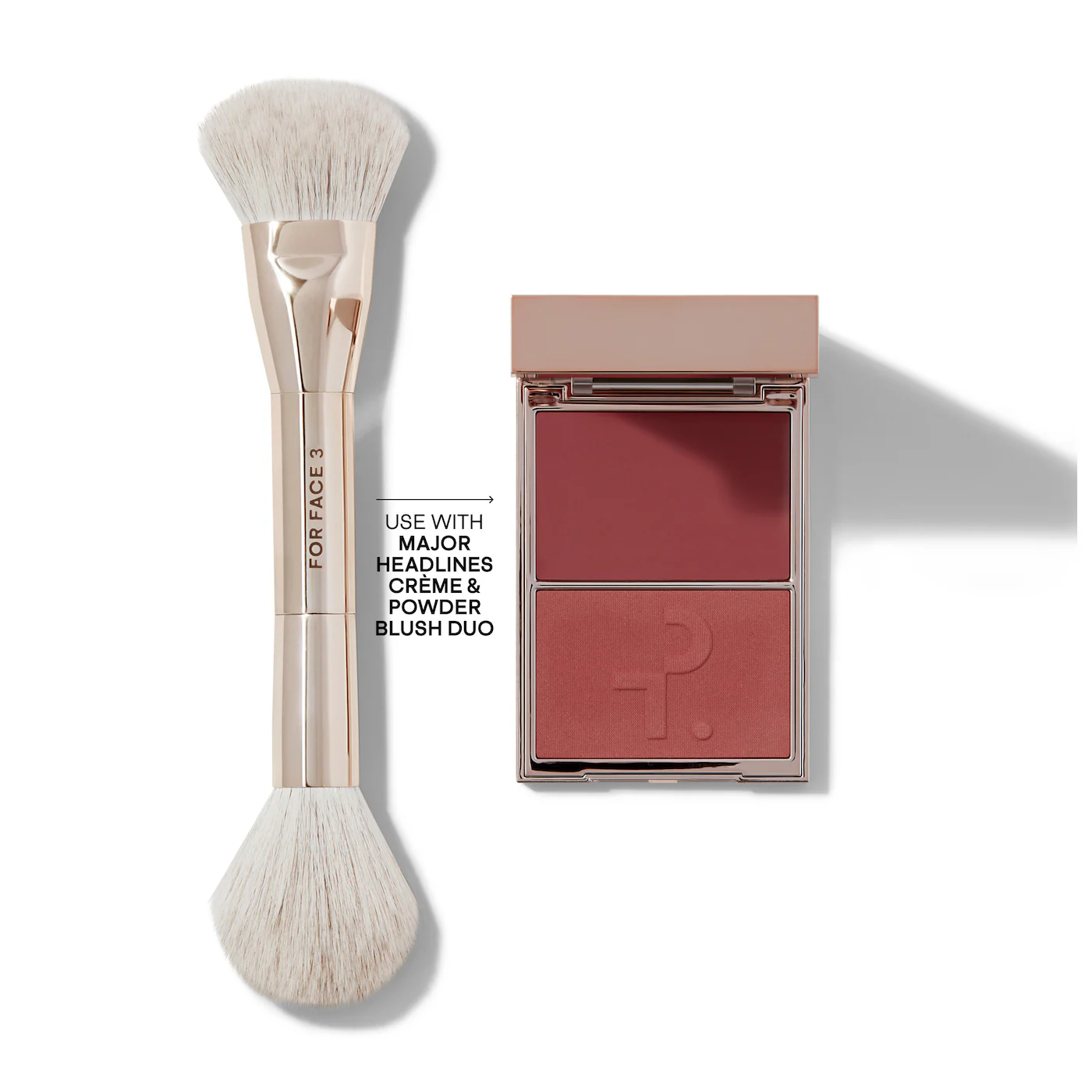 PATRICK TA  Dual Ended  Blush Brush