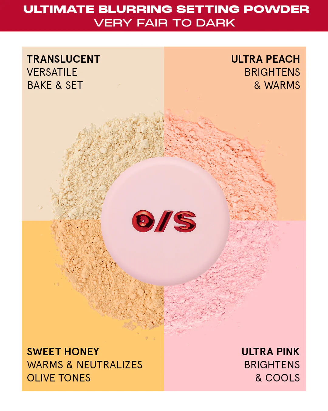 ONE SIZE  Ultimate Blurring Setting Powder 34.5g   Universal  Translucent