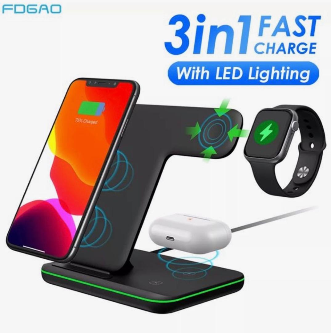 Station de charge sans fil 3-en-1