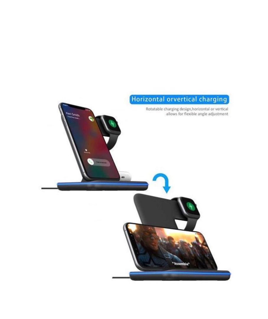 Station de charge sans fil 3-en-1