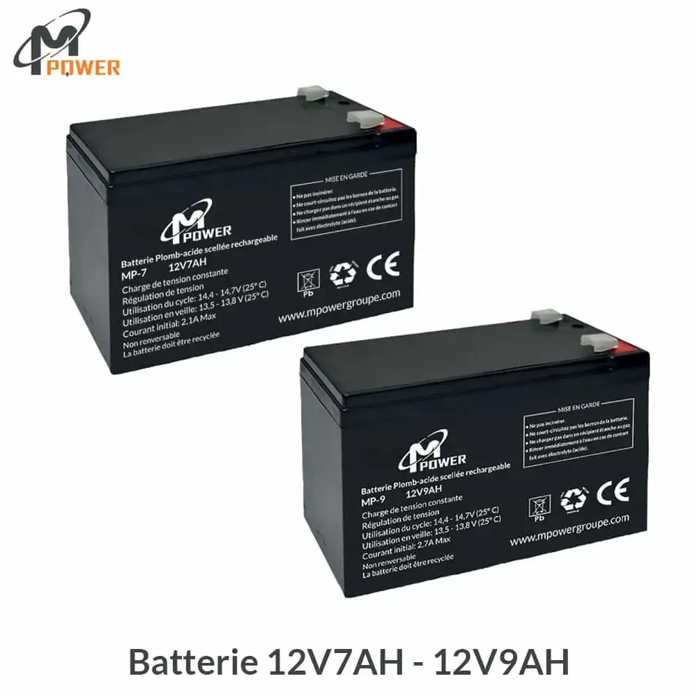 Batterie onduleur MPower 12V 9AH