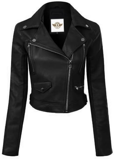 Biker Designer Leather Jacket - KL36