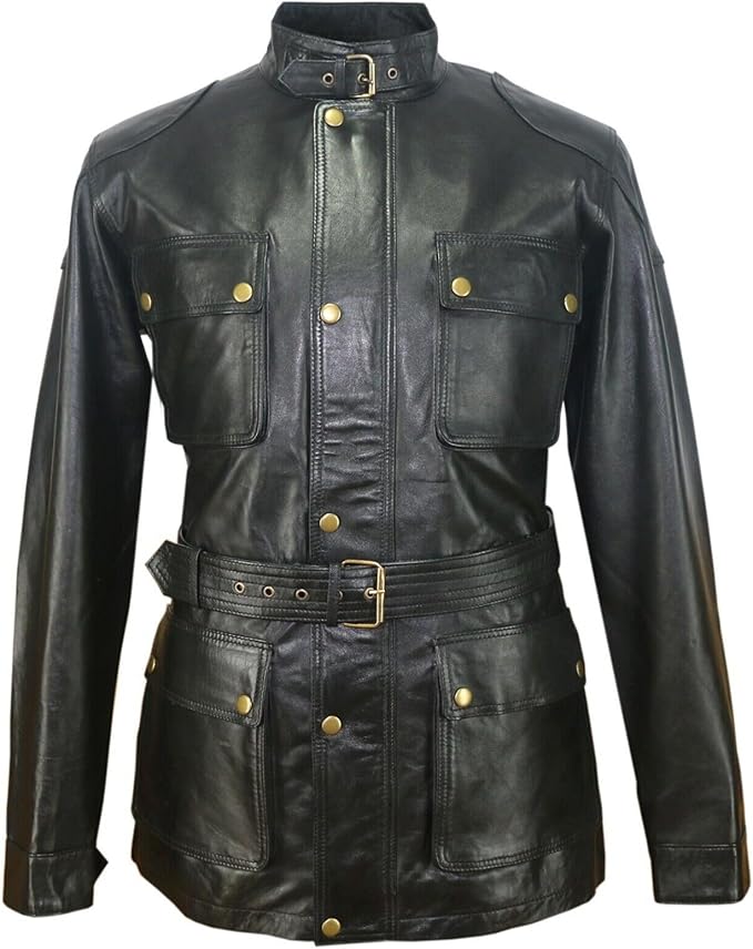 Vintage Leather Motorcycle Jacket