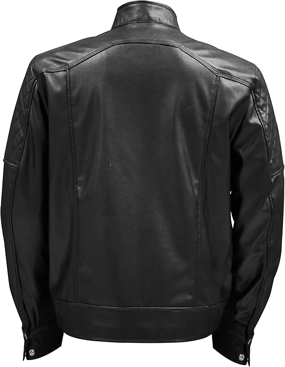 Black Leather Moto Jacket