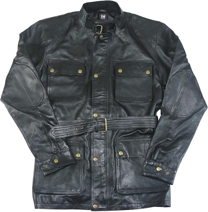 Vintage Leather Motorcycle Jacket