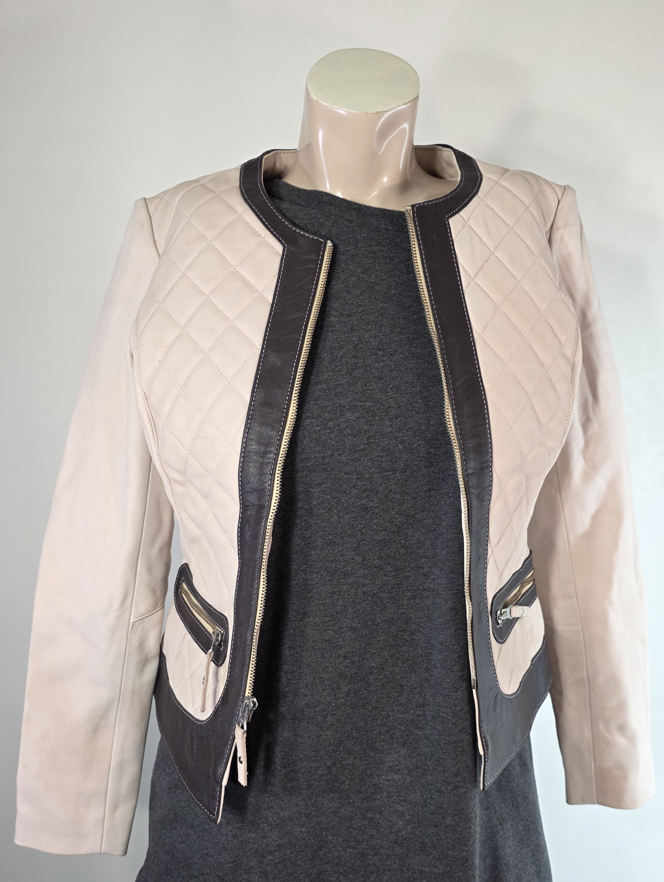 Quilted Leather Jacket - KL3