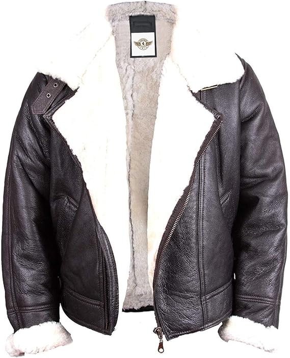 Leather Jacket with Fur Lining