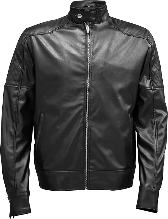 Black Leather Moto Jacket