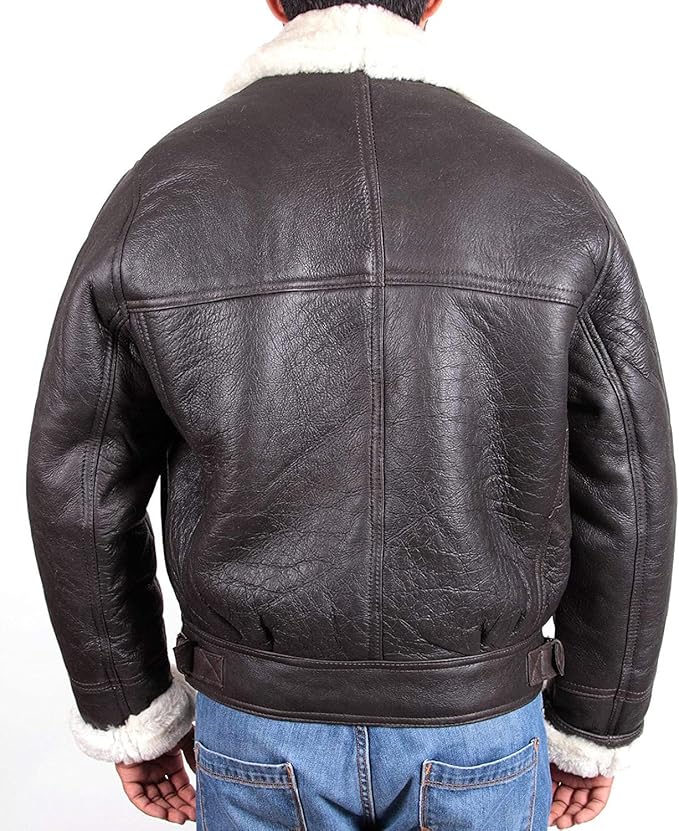 Leather Jacket with Fur Lining