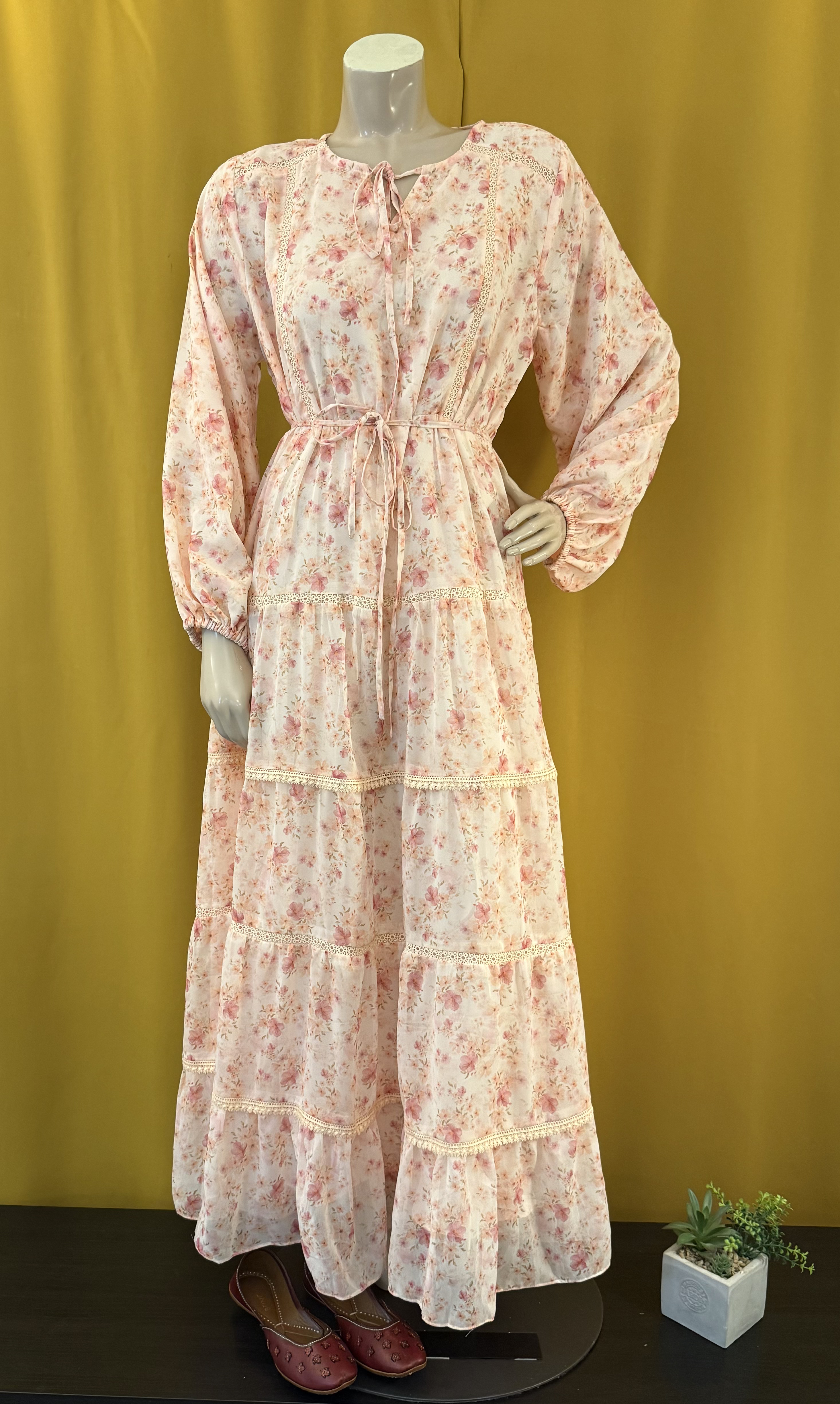 Peach Fleur Dream Dress
