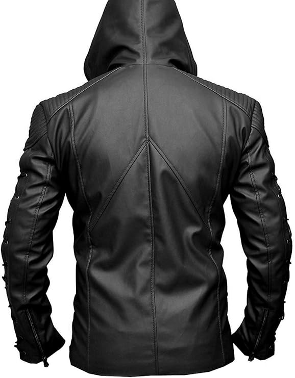 Laced Quilted Leather Jacket