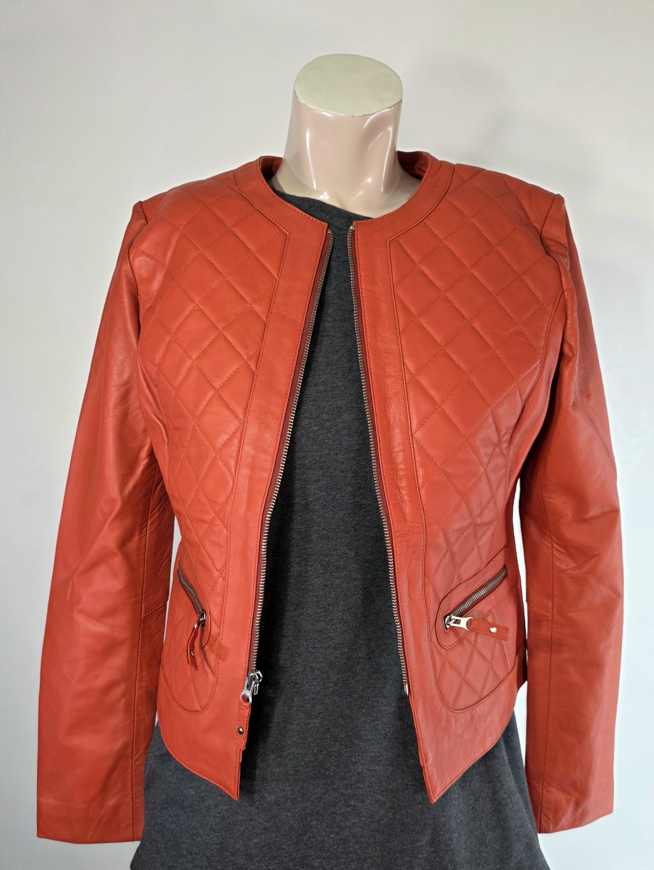 Quilted Leather Jacket - KL2