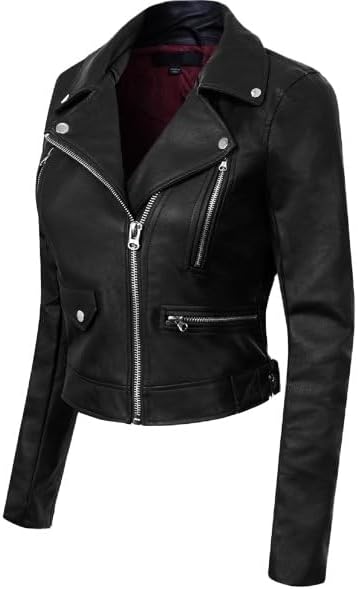 Biker Designer Leather Jacket - KL36