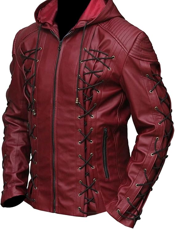 Laced Quilted Leather Jacket