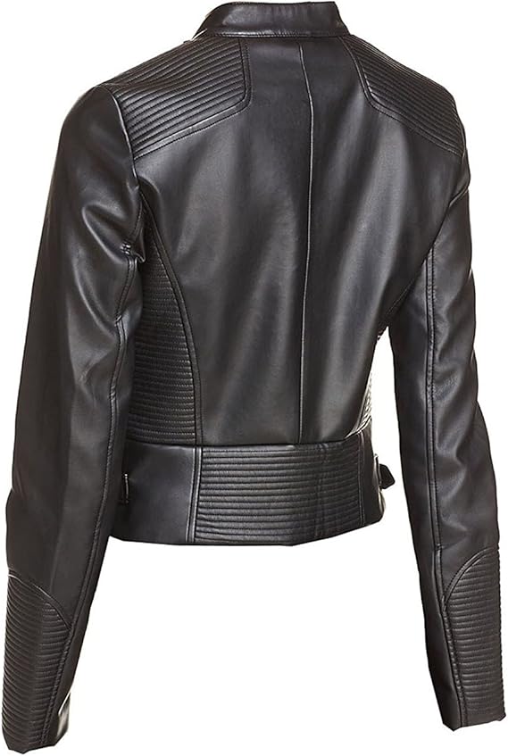 Leather Biker Jacket - KL9