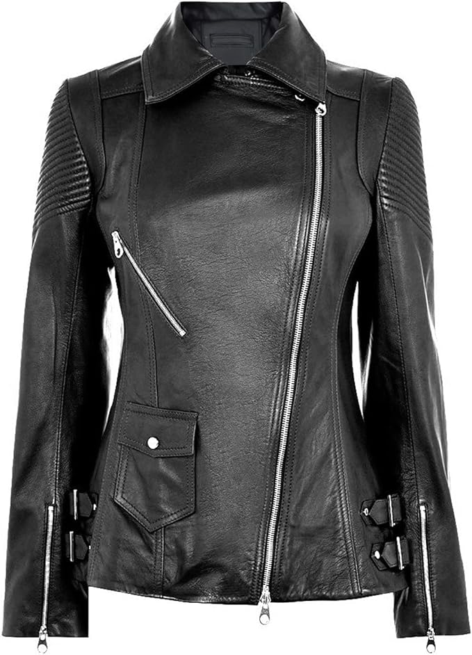 Biker Leather Jacket - KL13