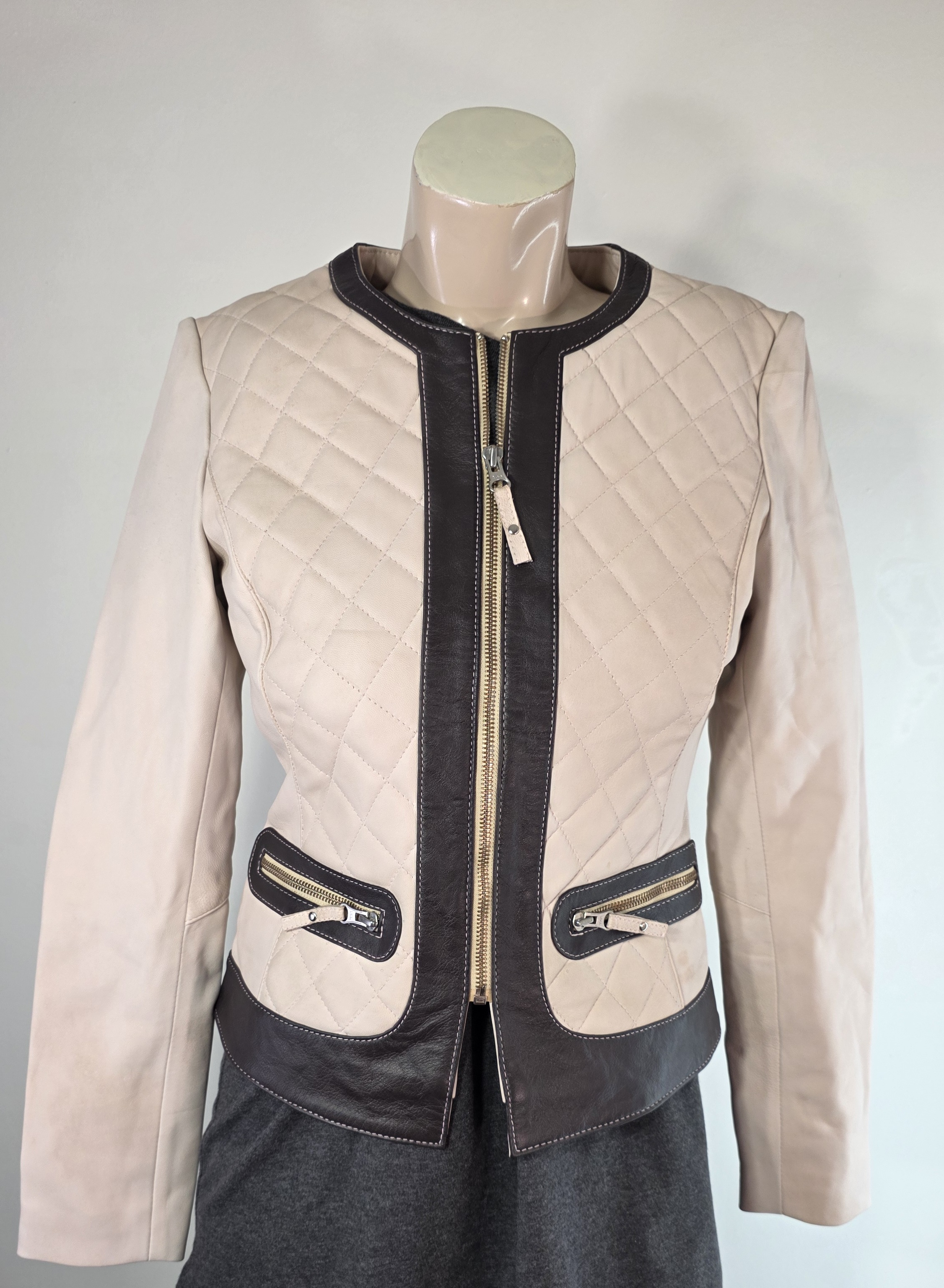 Quilted Leather Jacket - KL3