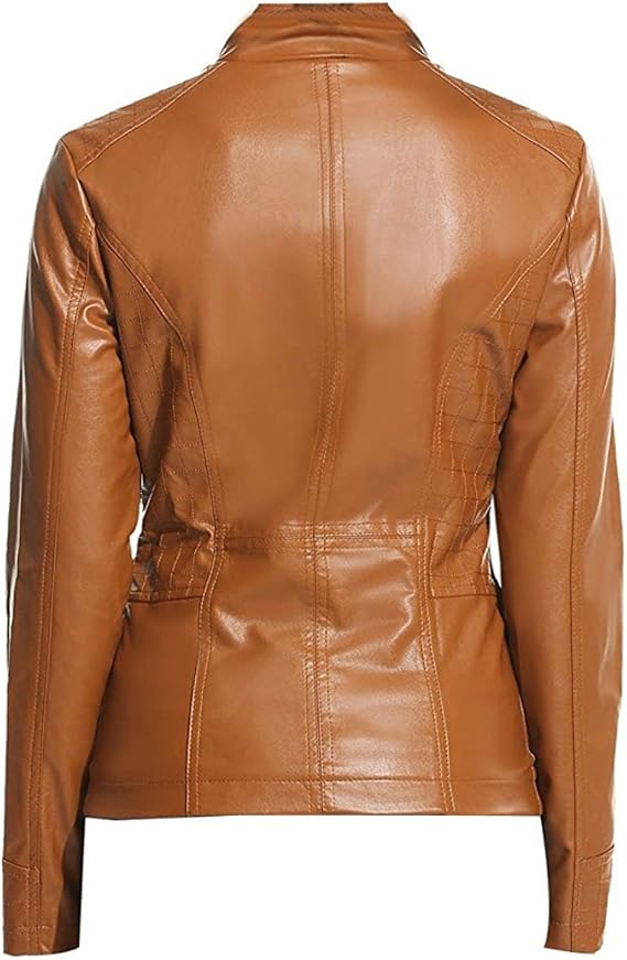 Genuine Leather Biker Jacket - KL11