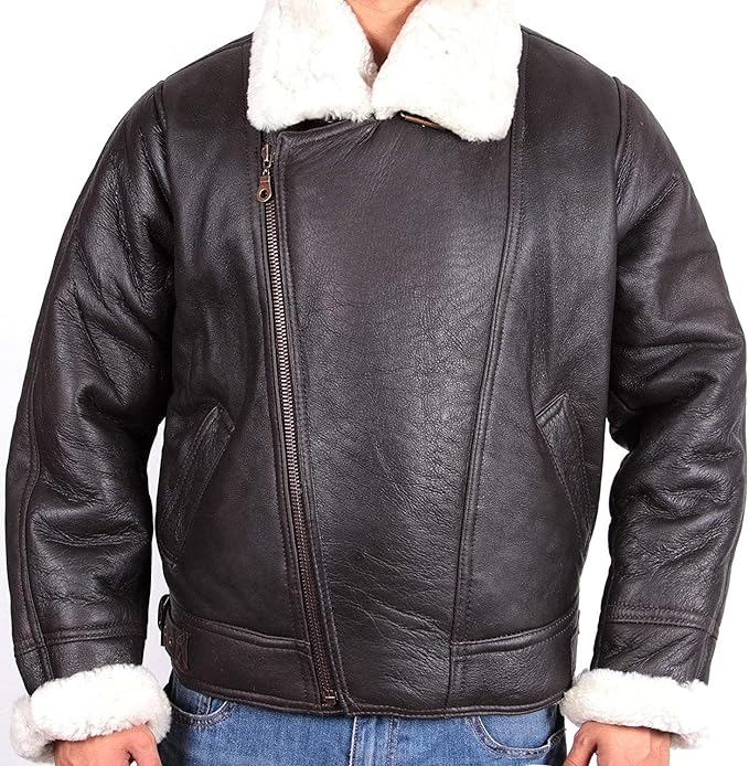 Leather Jacket with Fur Lining