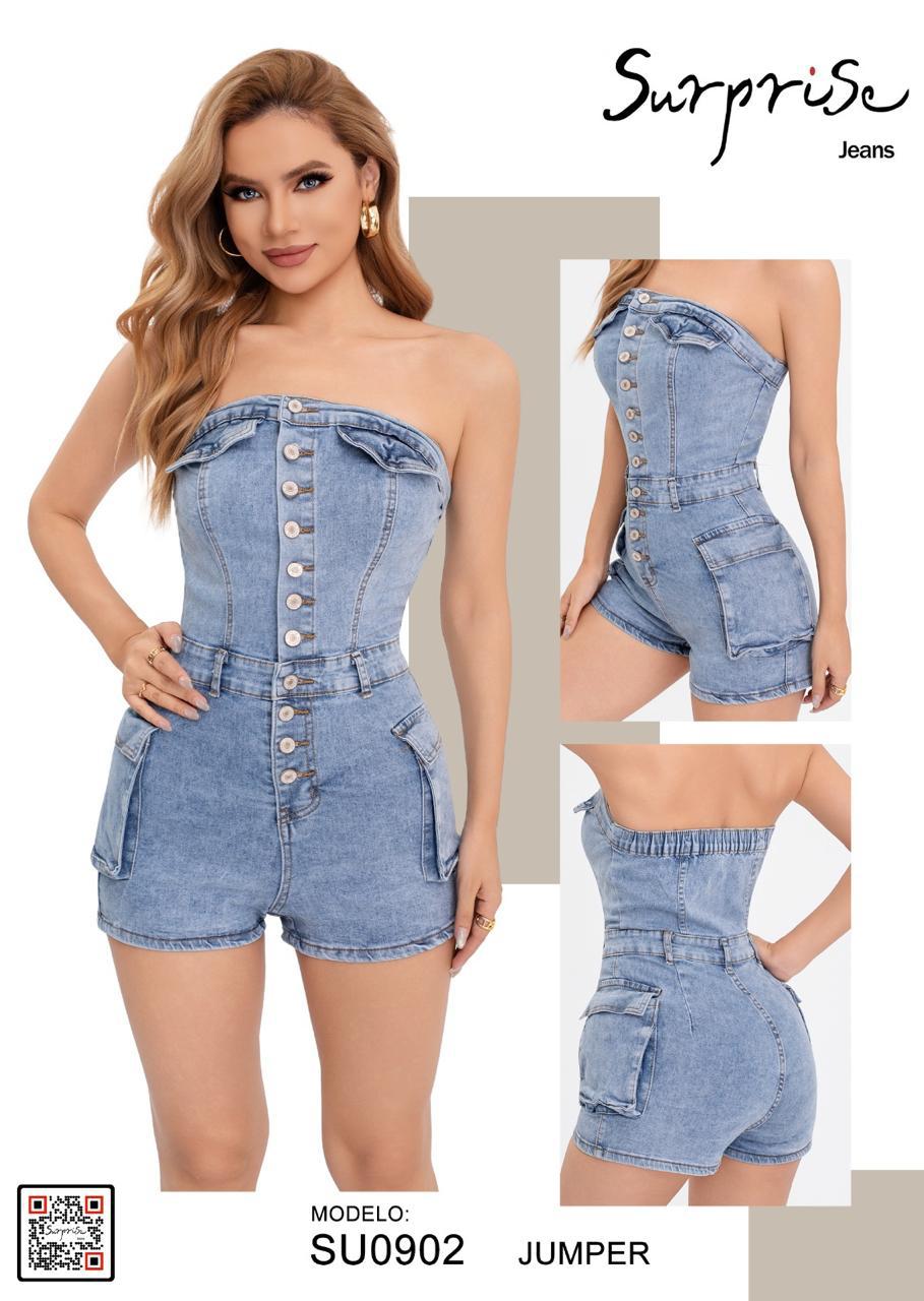 Jumper de mezclilla para mujer