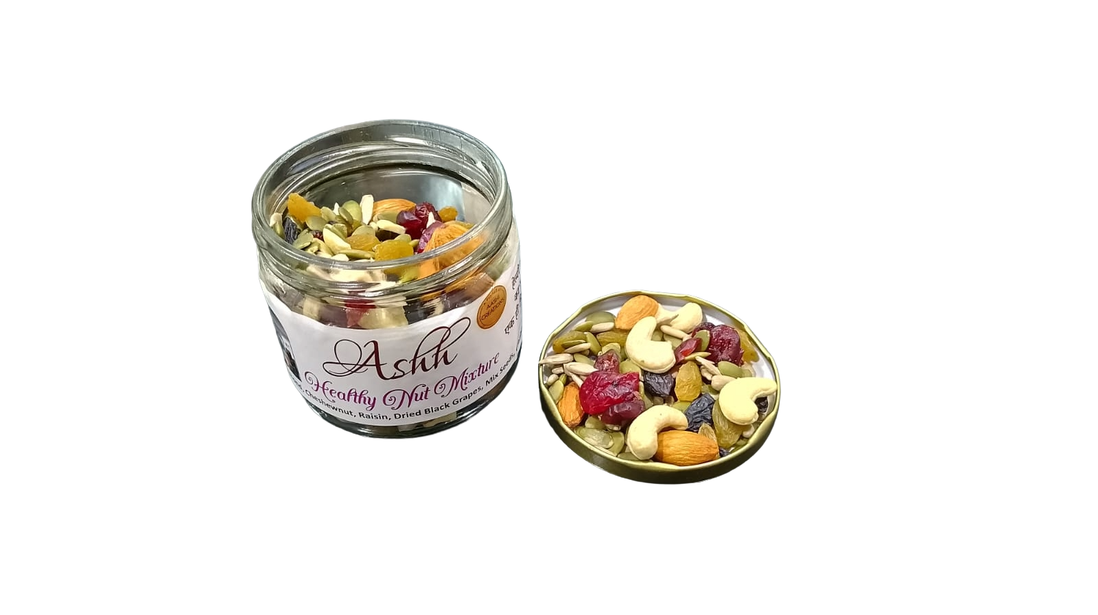Mixed Dried Fruits and Nuts Jar