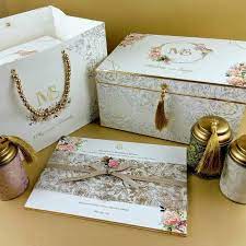 Wedding cards with boxes