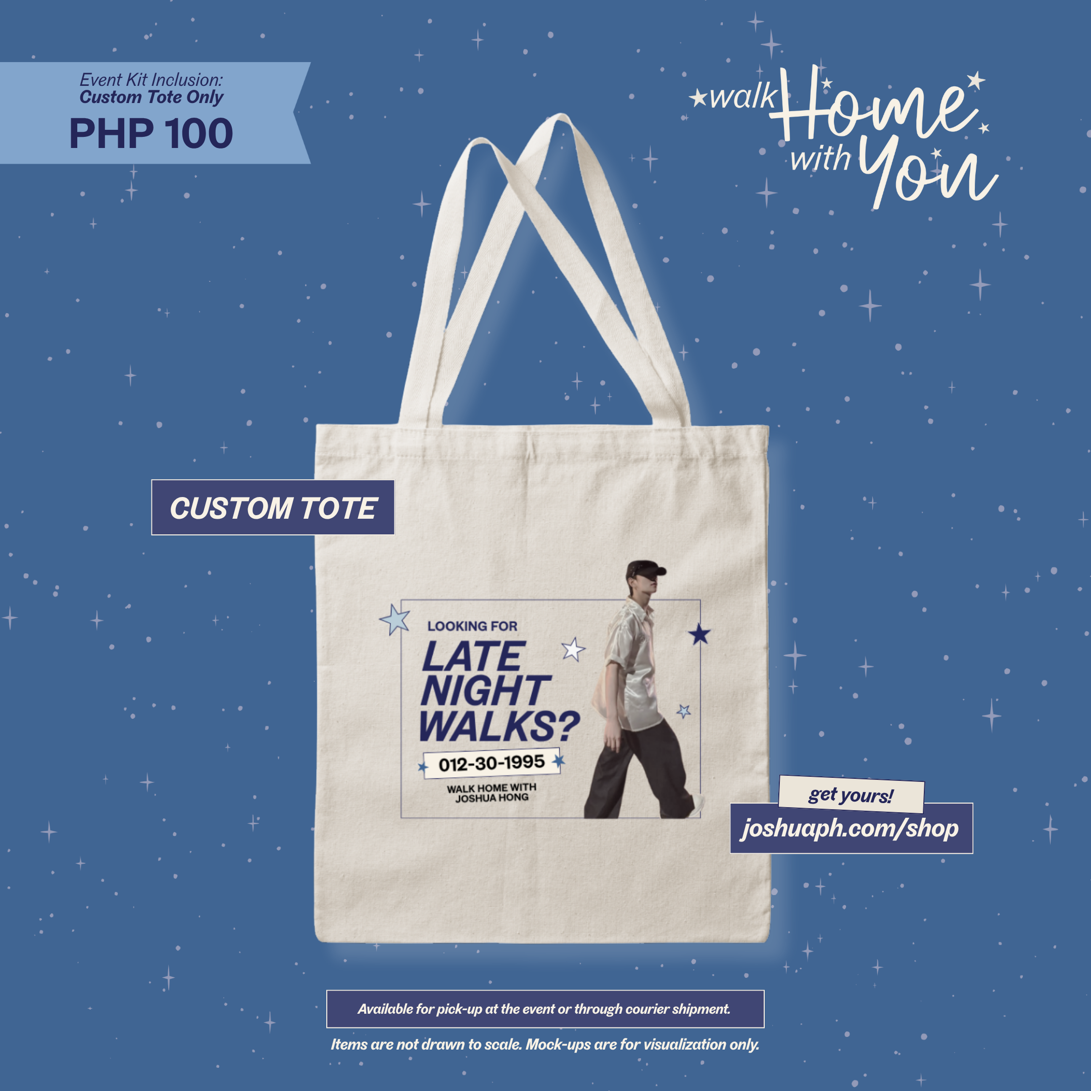 #WalkHomeWithJOSHUA Kit Inclusion: Custom Tote