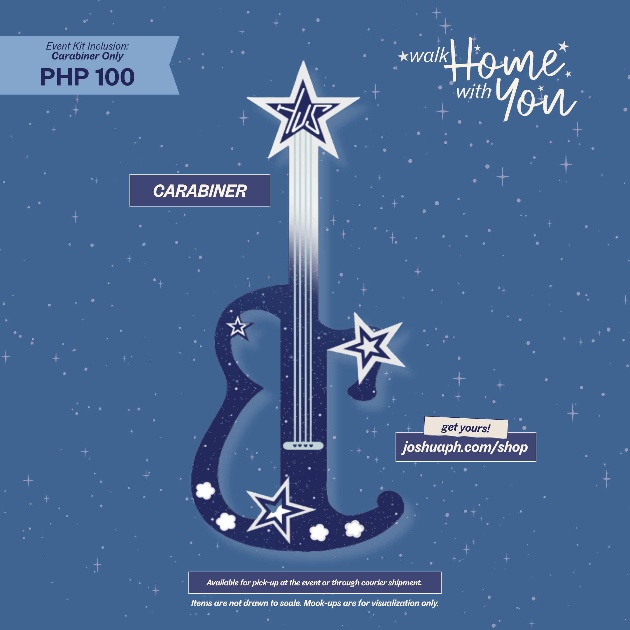 #WalkHomeWithJOSHUA Kit Inclusion: Carabiner