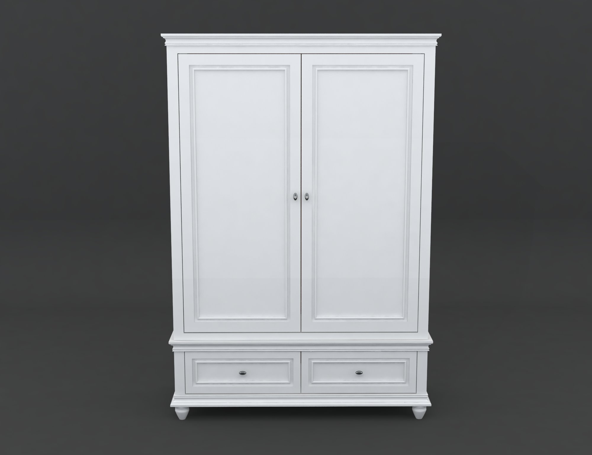 White Wooden Wardrobe