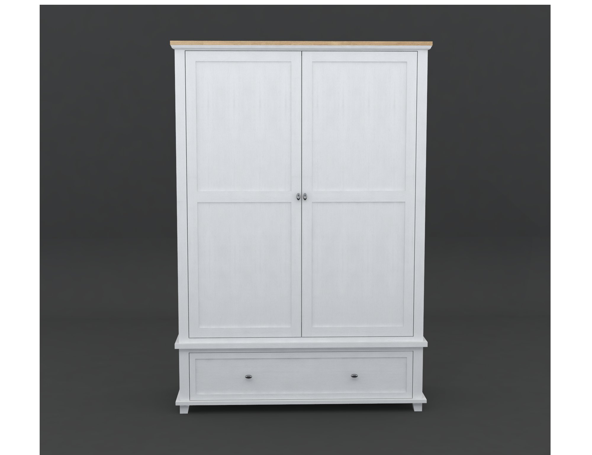 White Wooden Wardrobe