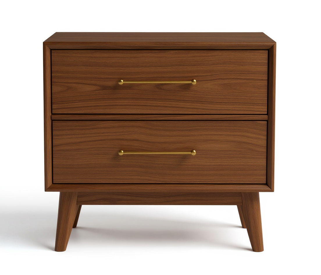 Mid-century modern wooden dresser