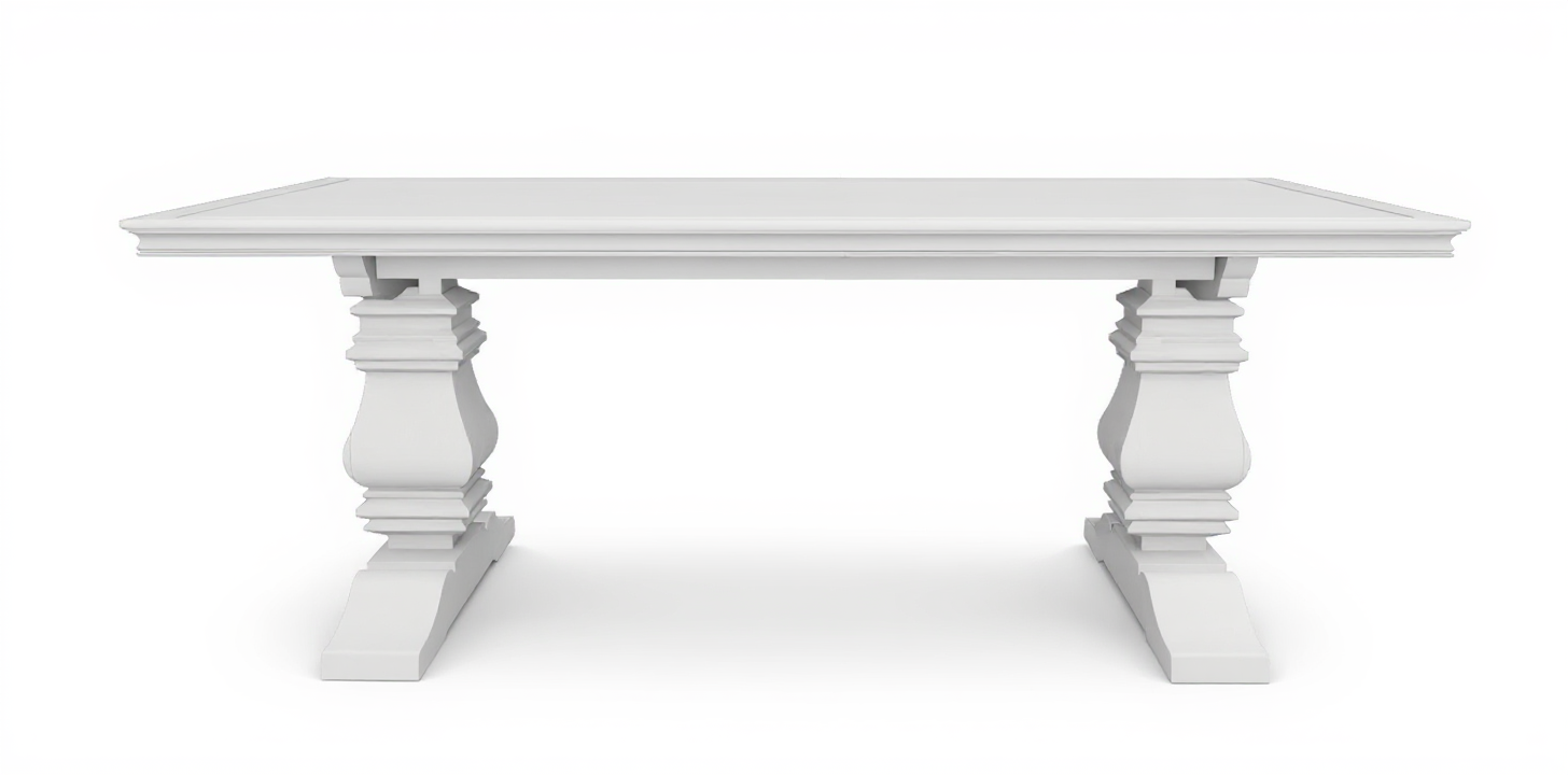 Classic White Dining Table