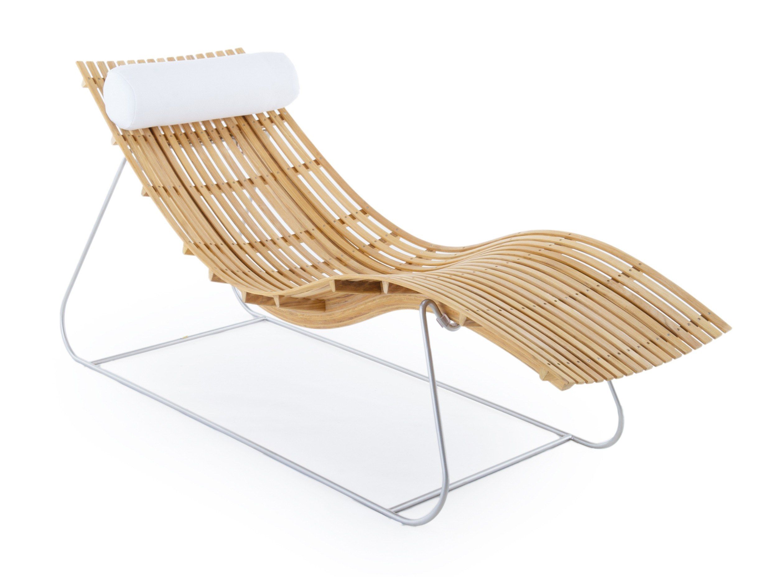 Modern Wooden Chaise Lounge