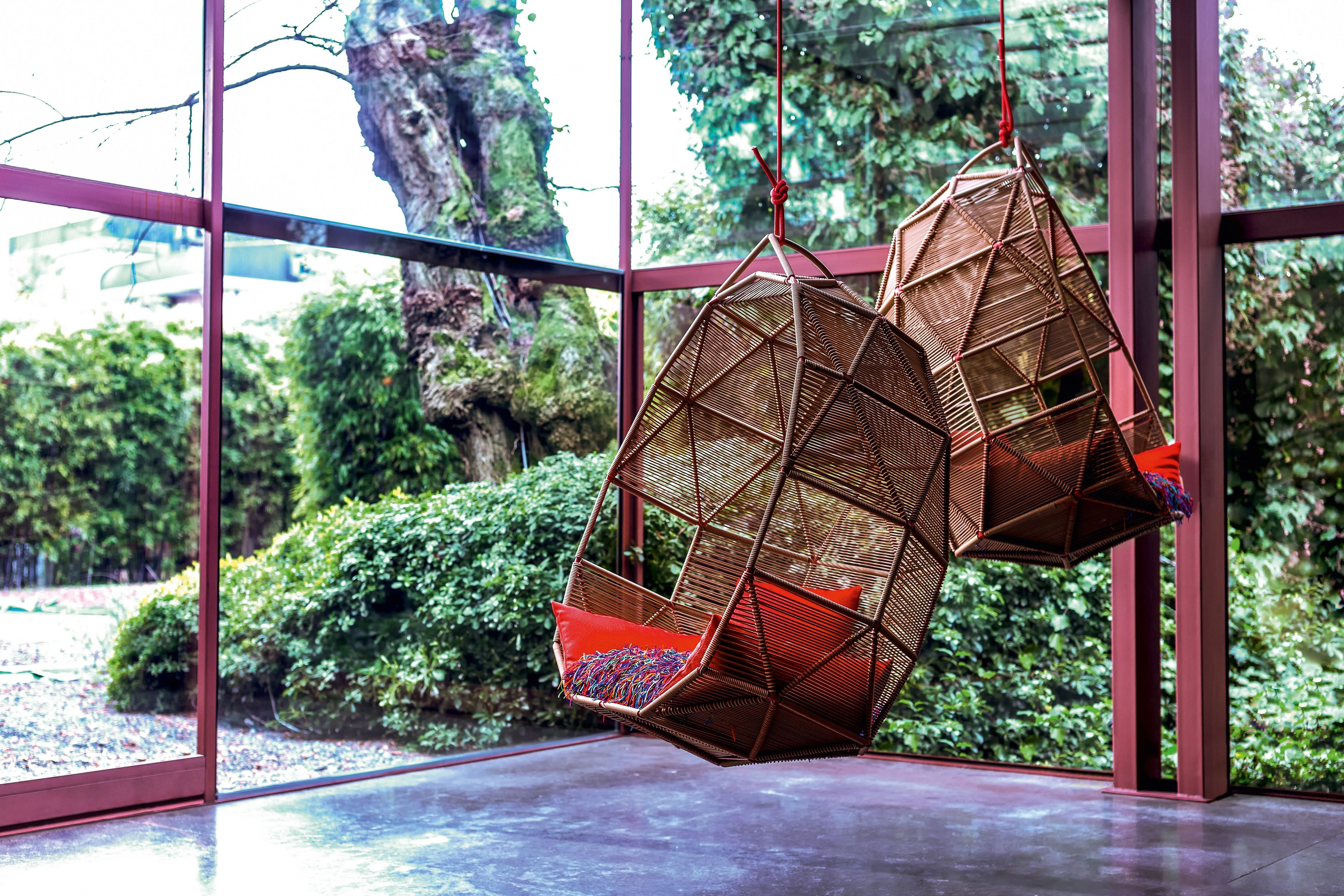 Modern Geometric Hanging Chair