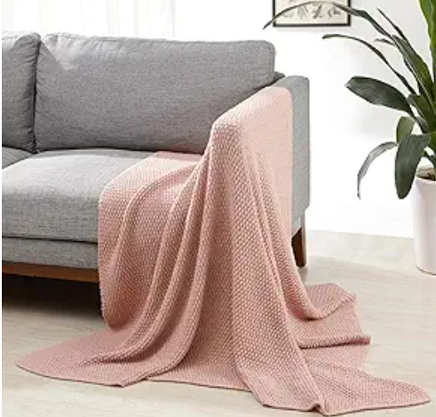 Knitted Throw Blanket