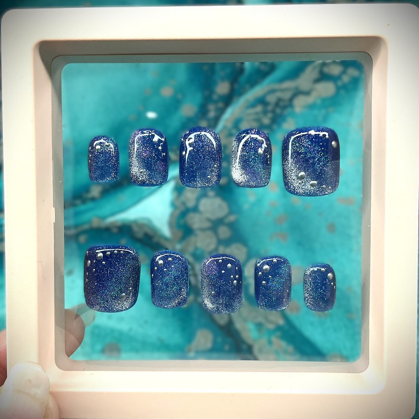 Blue Galaxy - Square small 