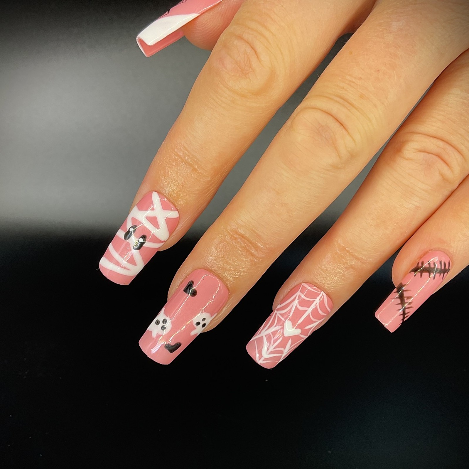 Pink Halloween - Square Medium